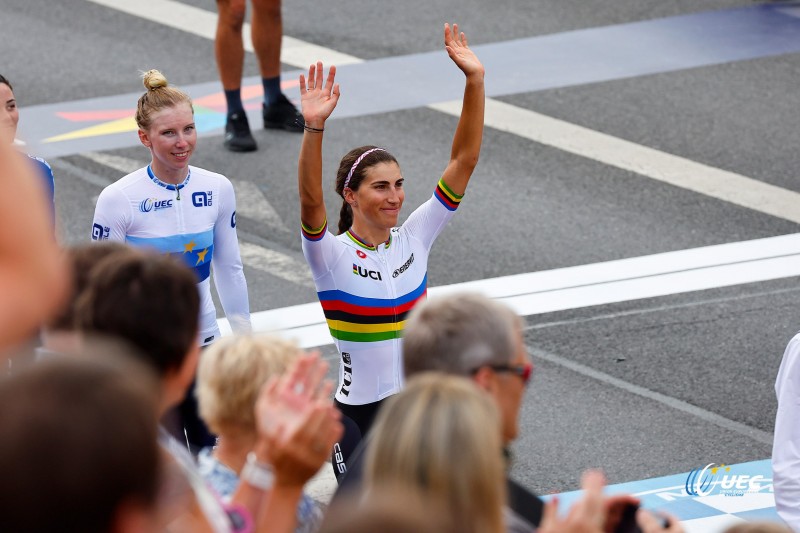 European Championships Munich 2022 - 2022 UEC Road Elite European Championships - Women's Road Race - 21/08/2022 - Elisa Balsamo (ITA) - photo Luca Bettini/UEC/SprintCyclingAgency?2022